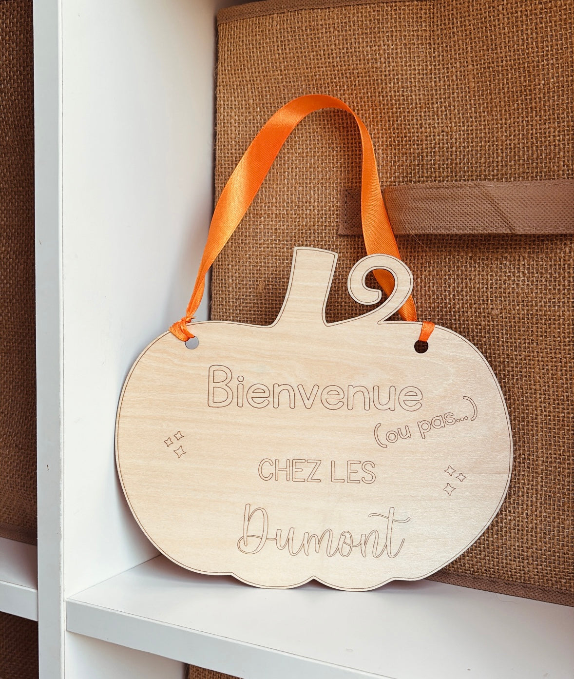 Pancarte de « Bienvenue »