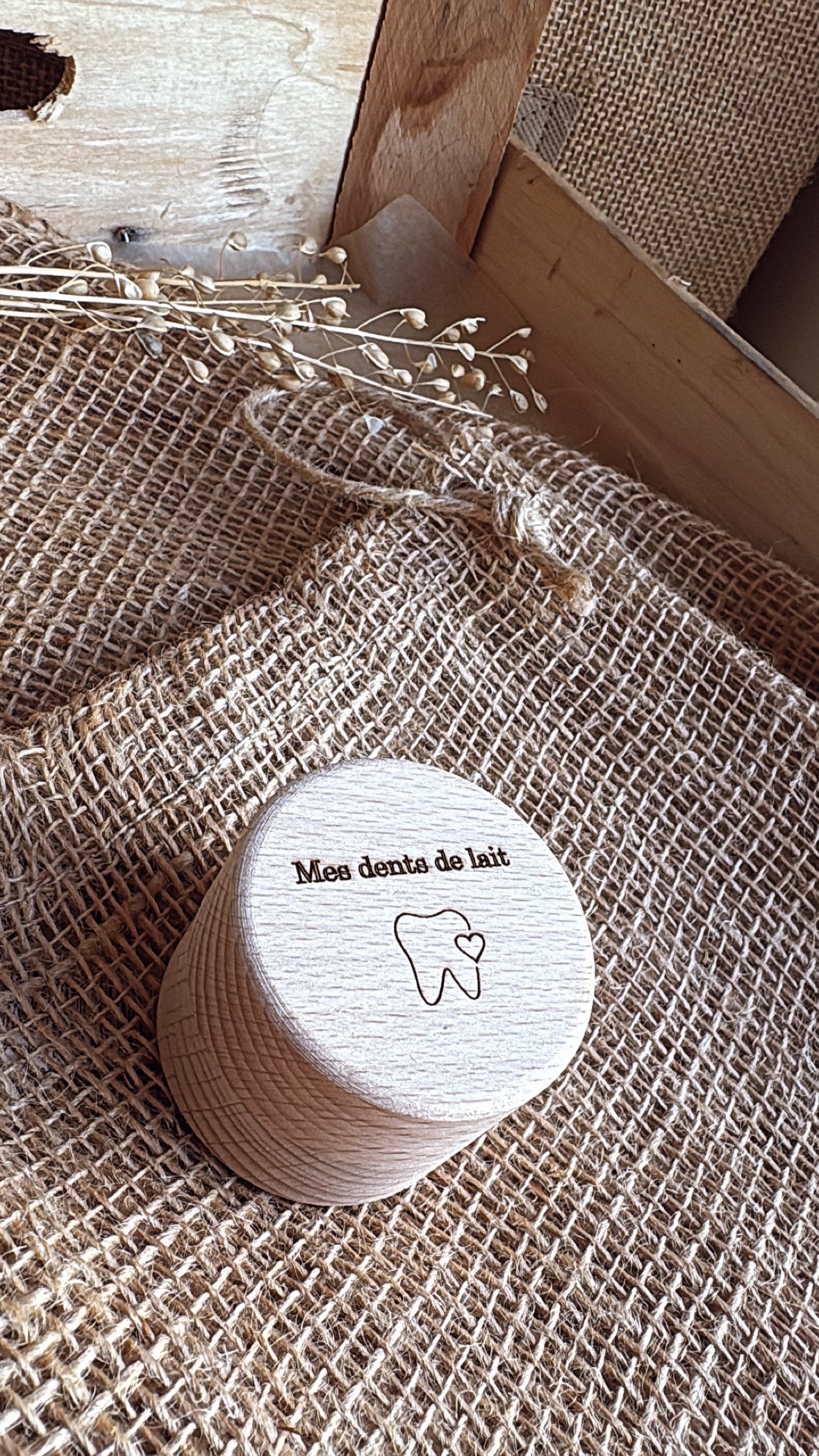 Boîte à dent de lait