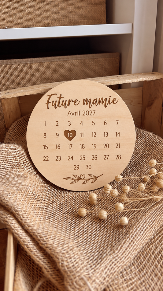 Pancarte calendrier