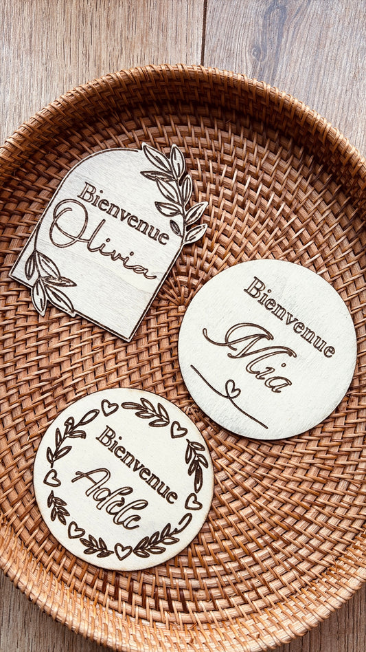 Plaque de bienvenue