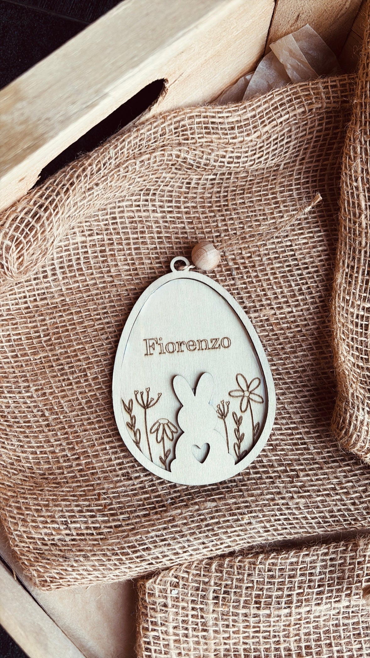 Ornement œuf de Pâques