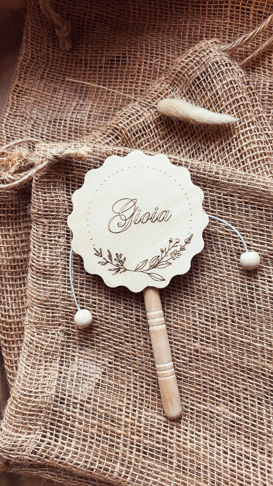 Hochet musical en bois