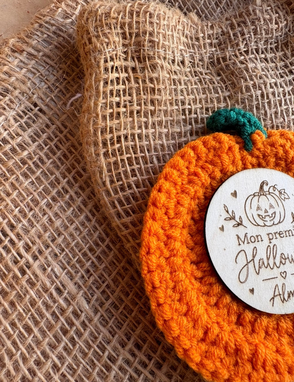 Citrouille en tricot