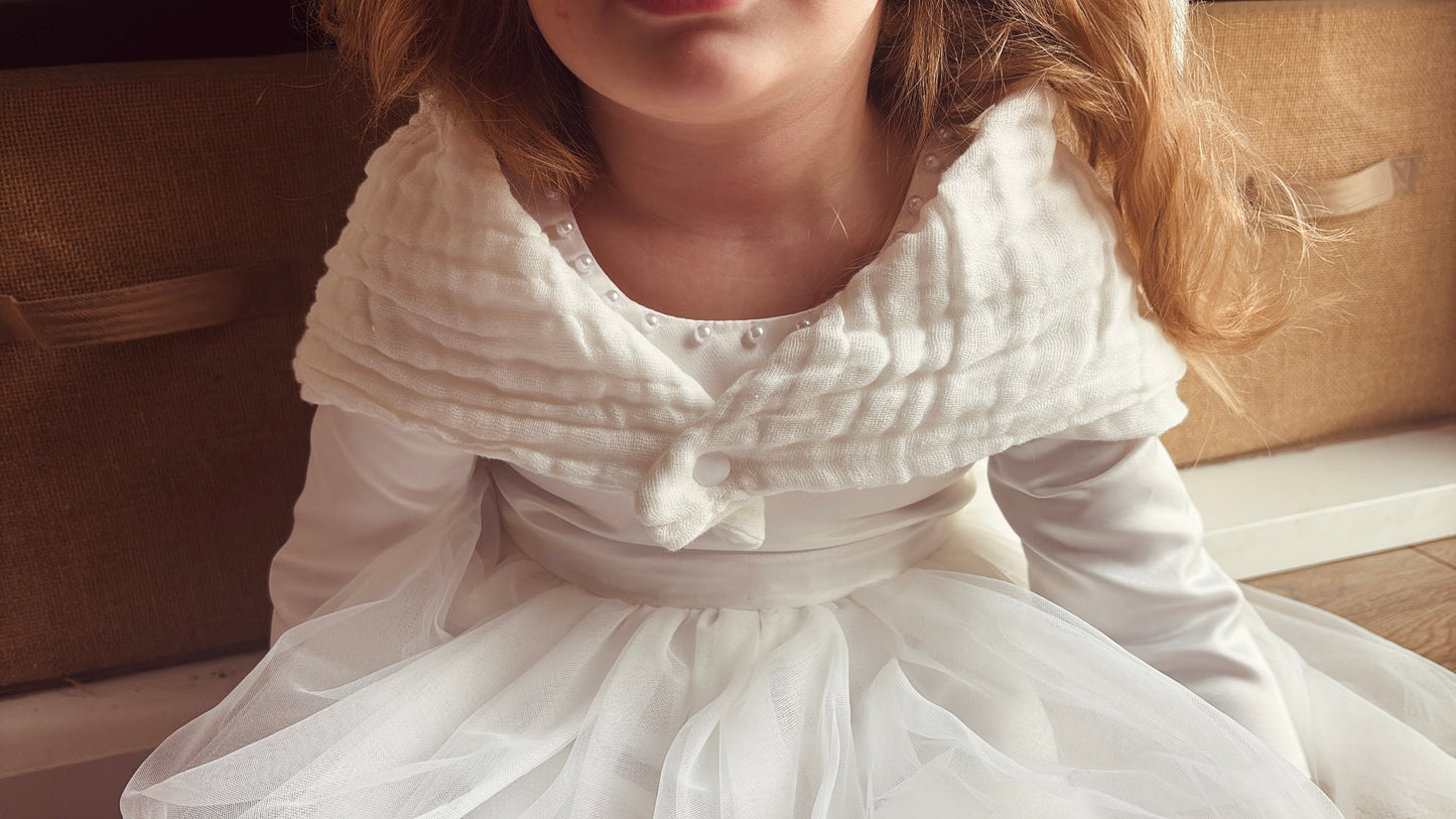 Cape blanche personnalisée