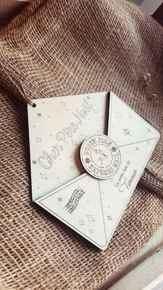 Enveloppe liste de cadeaux