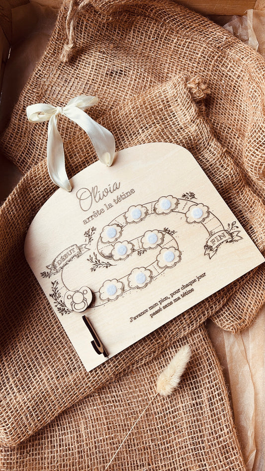 Tableau d’apprentissage arrêt de la tétine