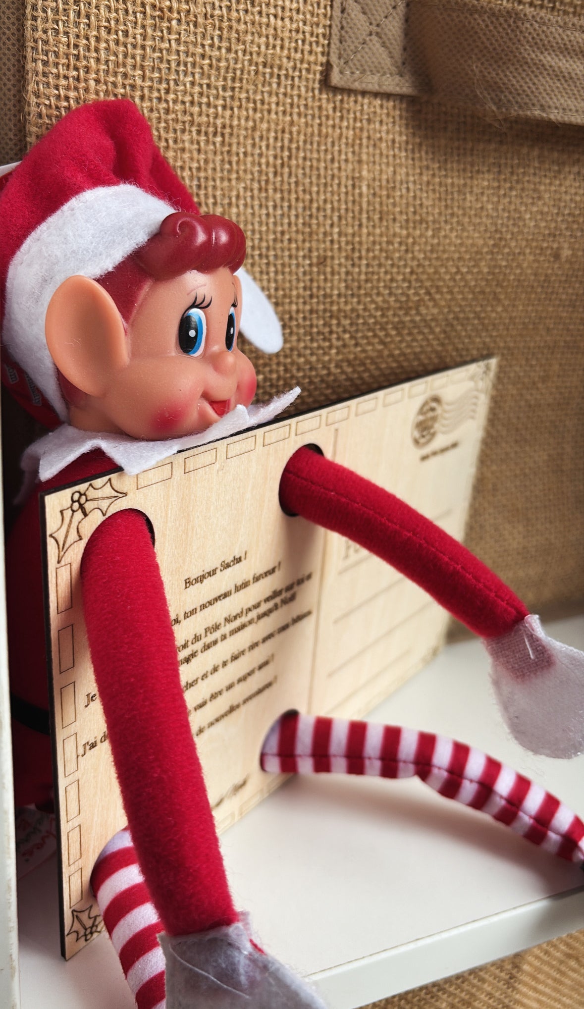 Carte pour lutin farceur