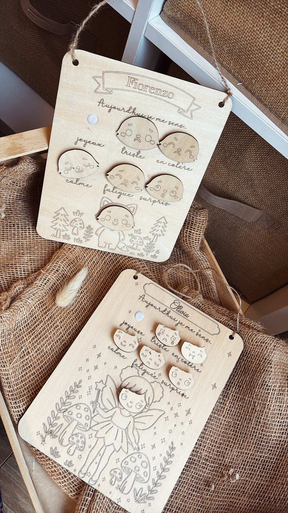 Le tableau des émotions