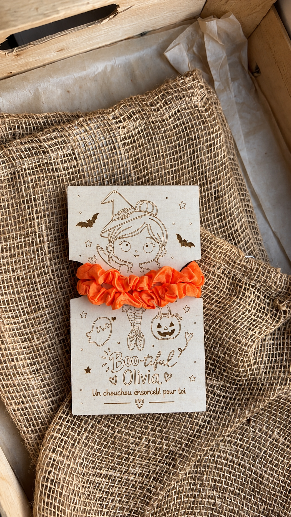 Ballerine chouchou d’Halloween